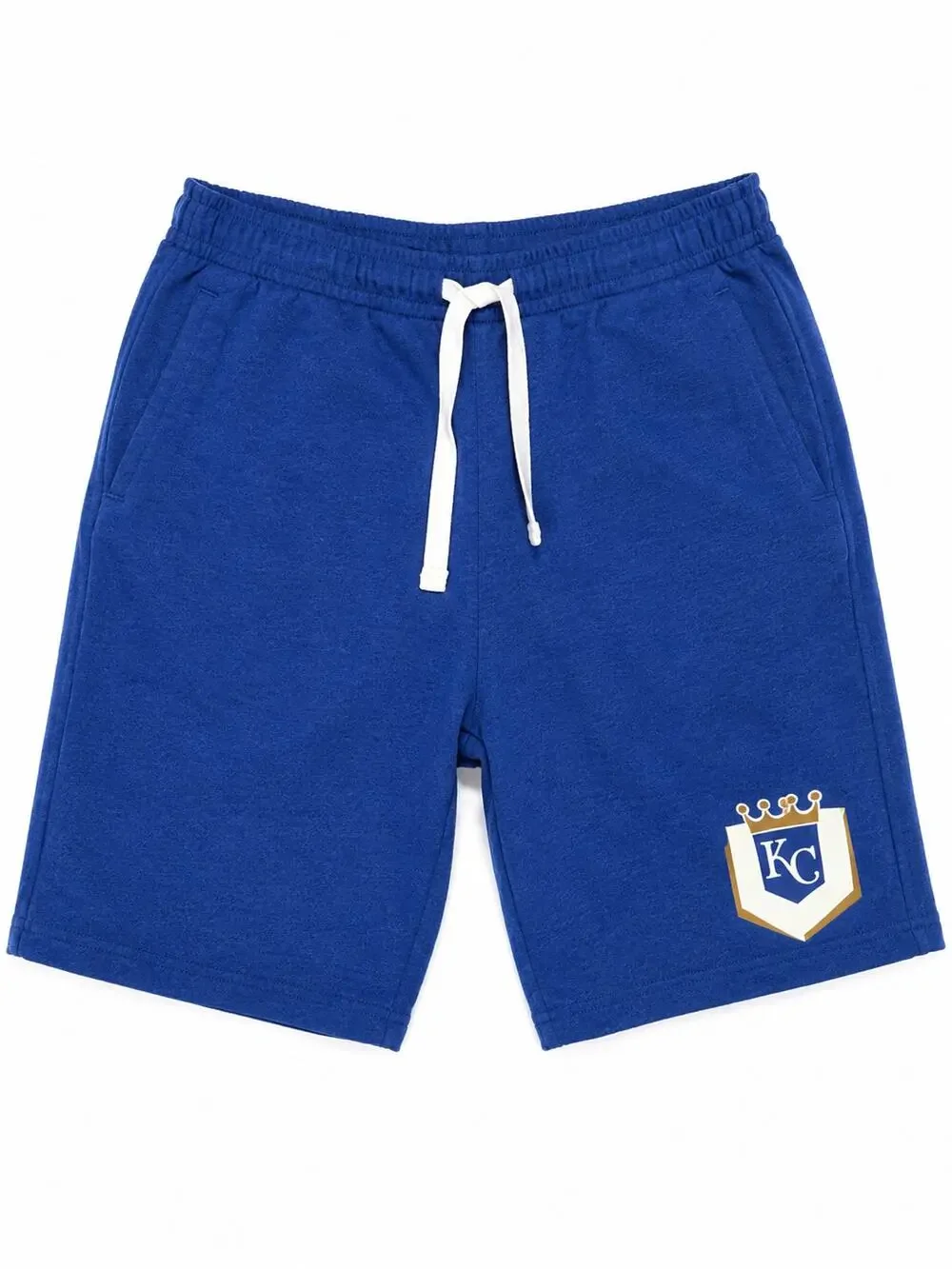 Kansas City Royals Sweat Shorts Lounge Athletic Majestic Drawstring Pockets L